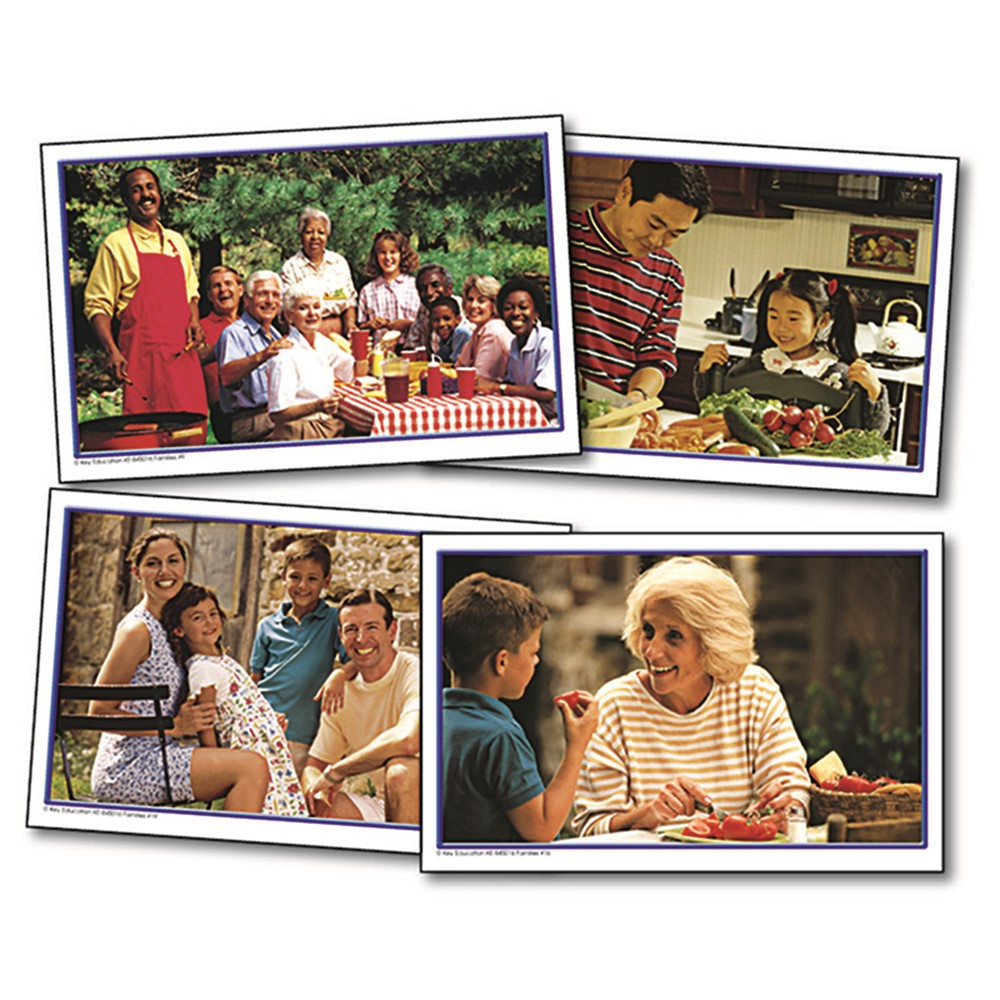 KE-845016 - Photographic Learning Cards Families in Sorting