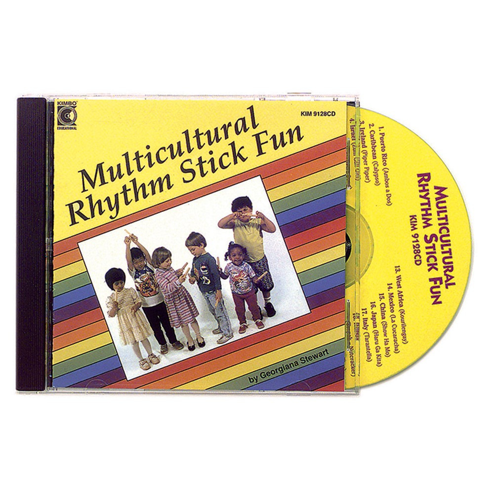 KIM9128CD - Multicultural Rhythm Stick Fun Cd Ages 3-7 in Cds