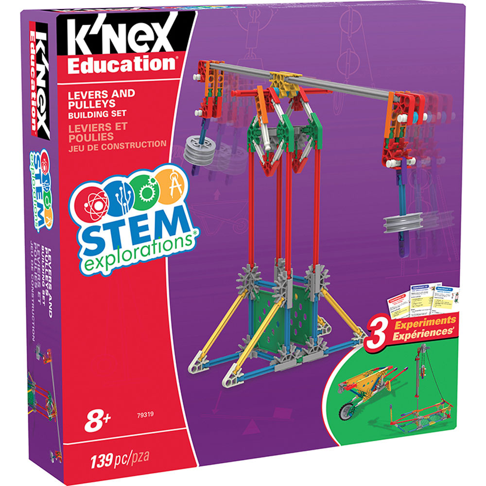 KNX79319 - Knex Stem Lever/Pulley Building Set in Simple Machines
