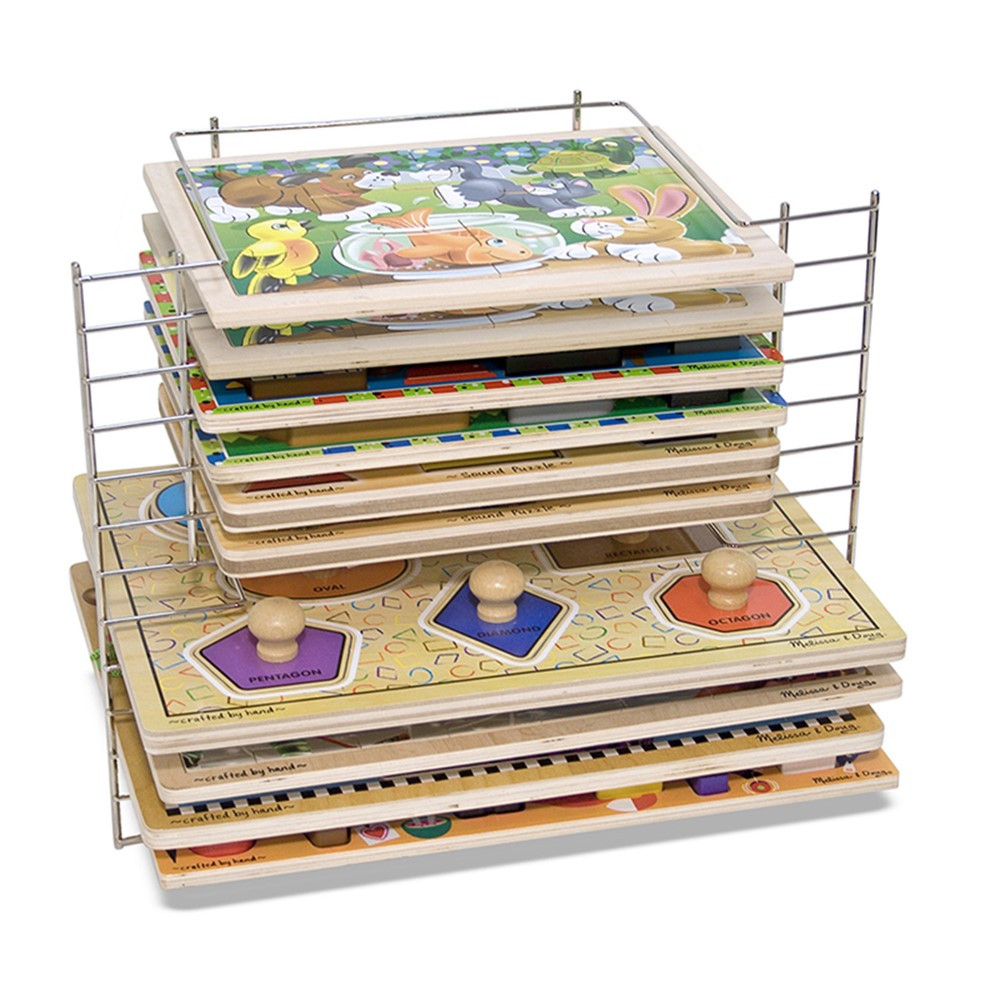 LCI1525 - Deluxe Wire Puzzle Rack in Wooden Puzzles