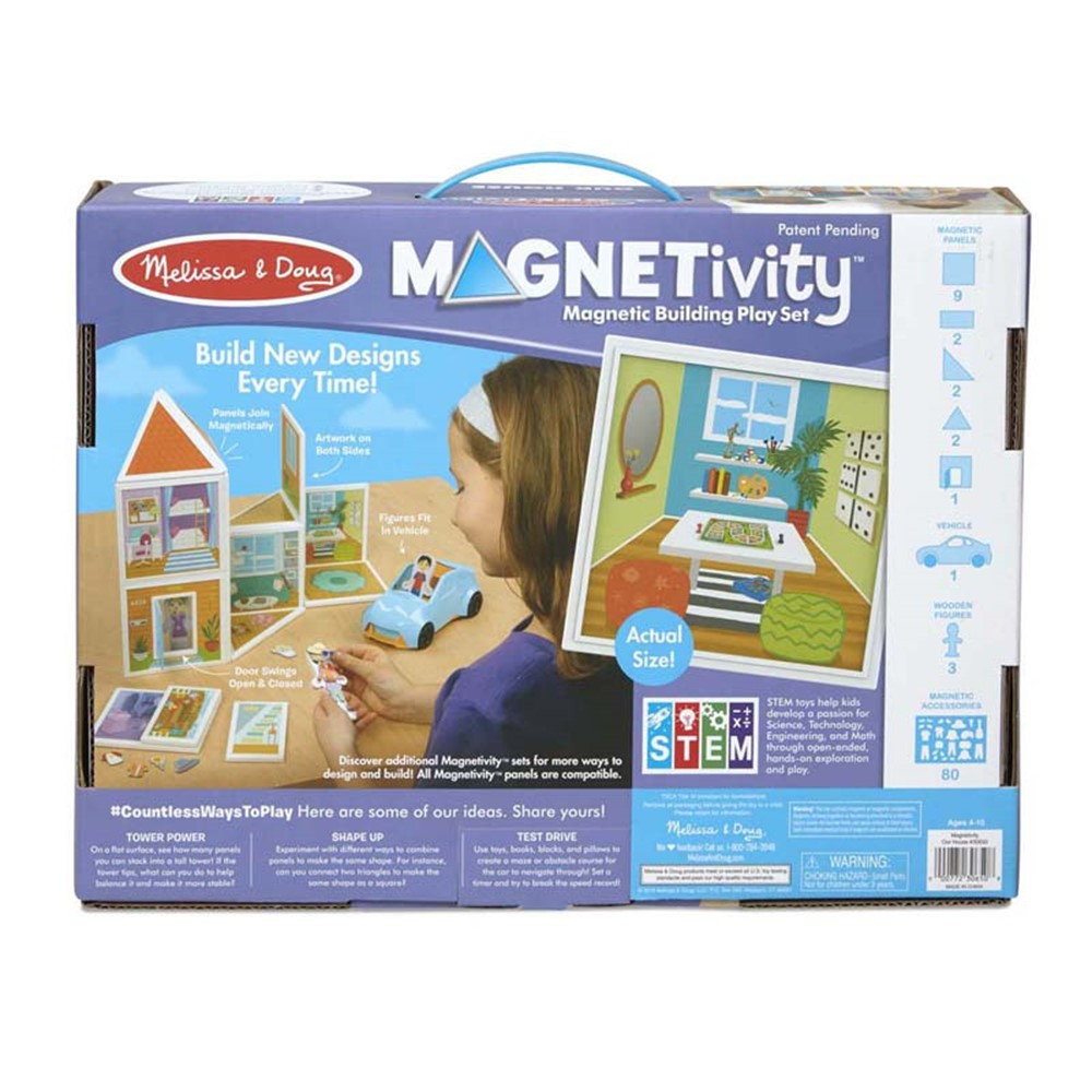 Magnetivity Magnetic Building Play Set: Our House - LCI30650 | Melissa & Doug | Pretend & Play