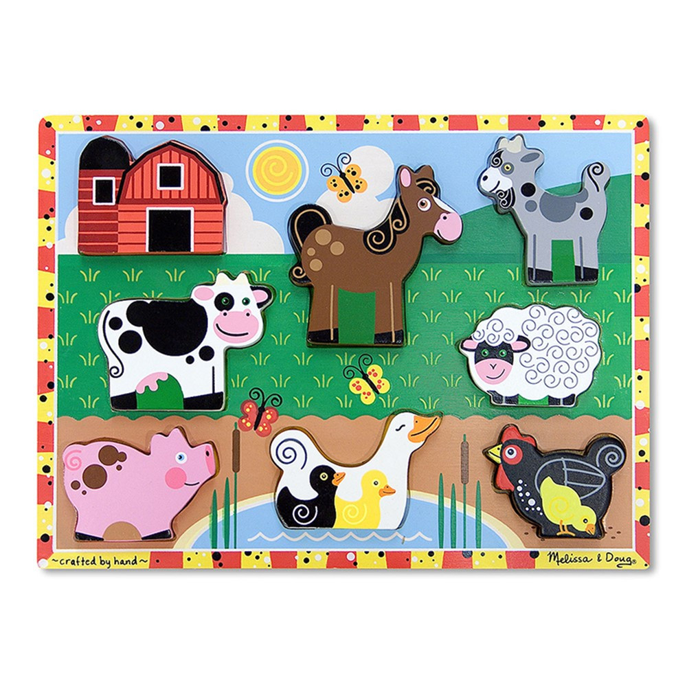 LCI3723 - Farm Chunky Puzzle in Wooden Puzzles