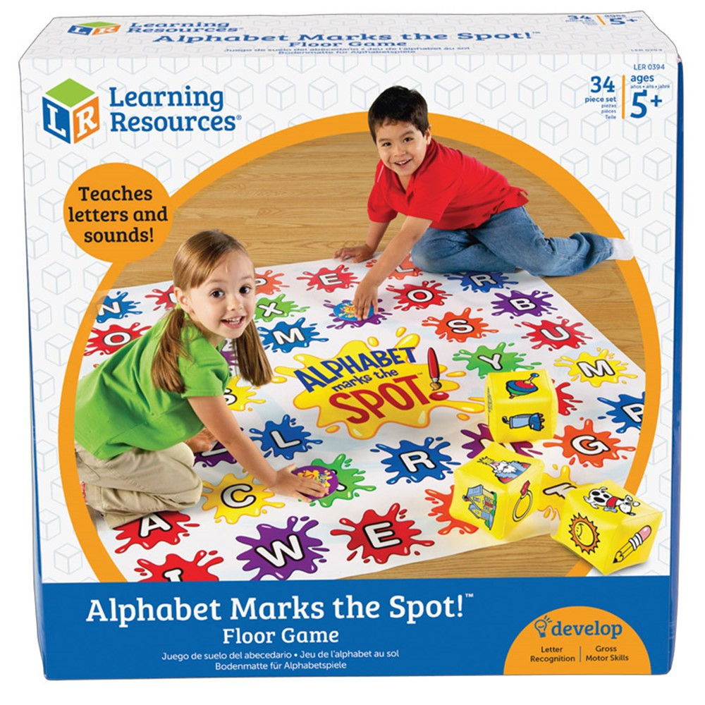 LER0394 - Alphabet Marks The Spot Game in Language Arts