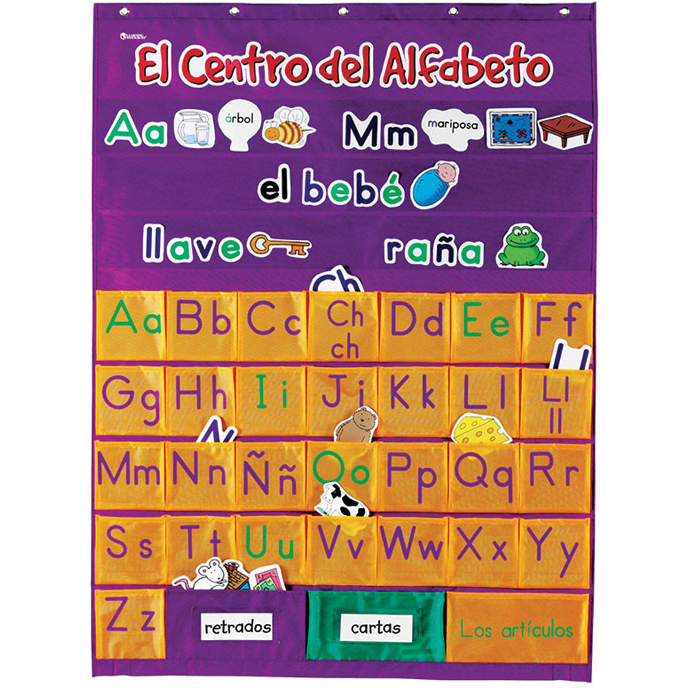 LER2529 - Spanish Alphabet Pocket Chart in Pocket Charts