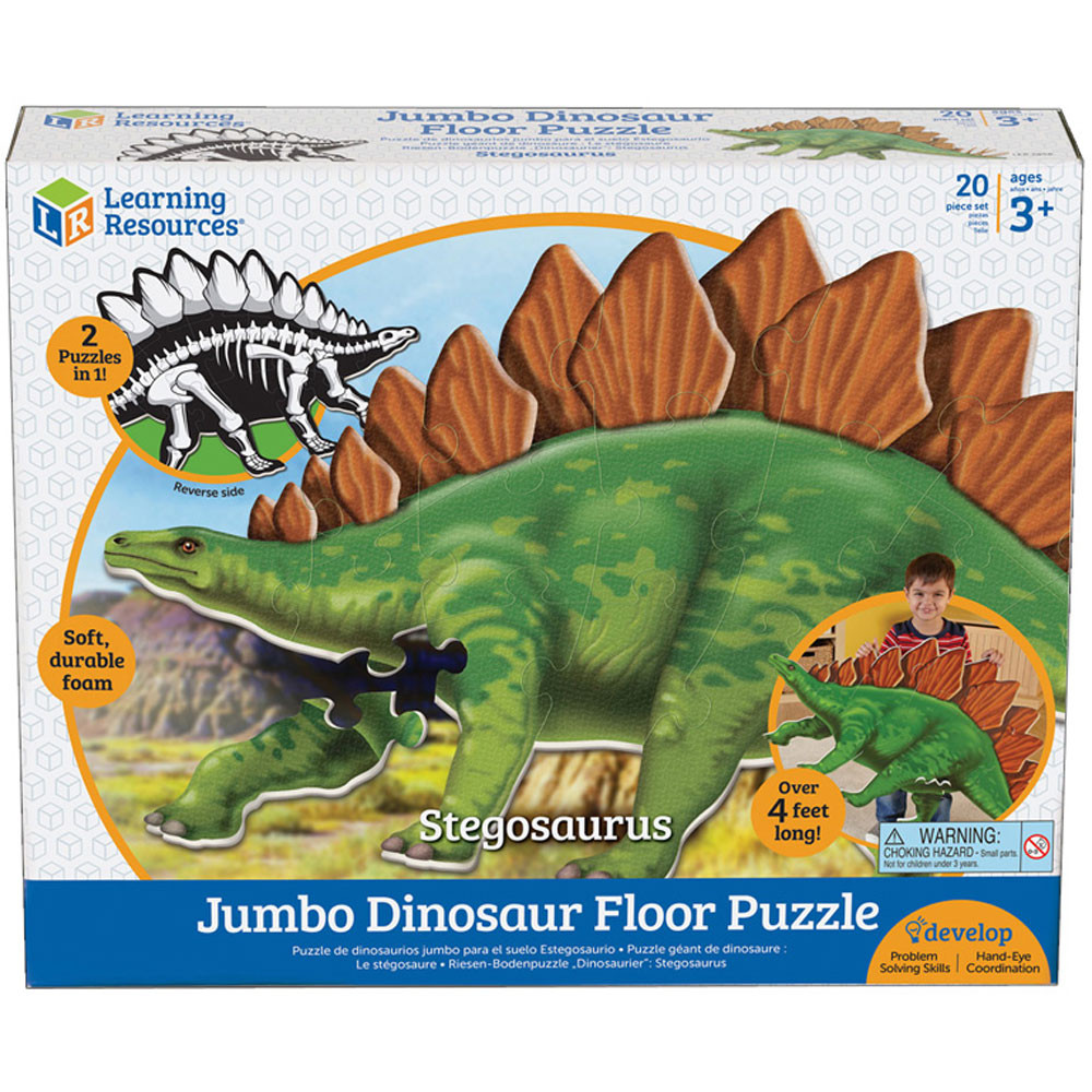 LER2858 - Jumbo Dinosaur Puzzle Stegosaurus in Puzzles