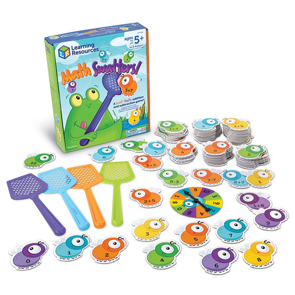 Math Swatters! Addition & Subtraction Game - LER3058 | Learning Resources | Math