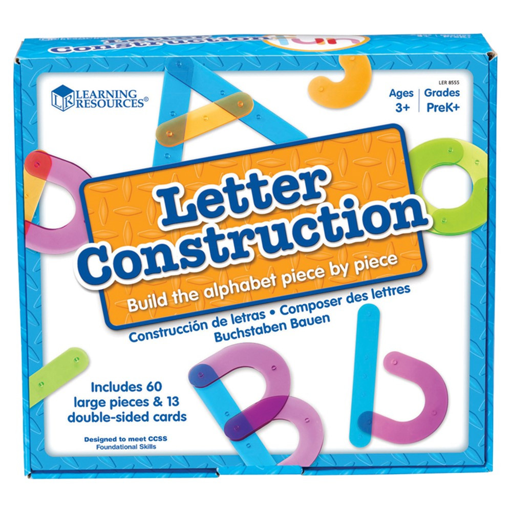 LER8555 - Letter Construction Activity Set in Language Arts