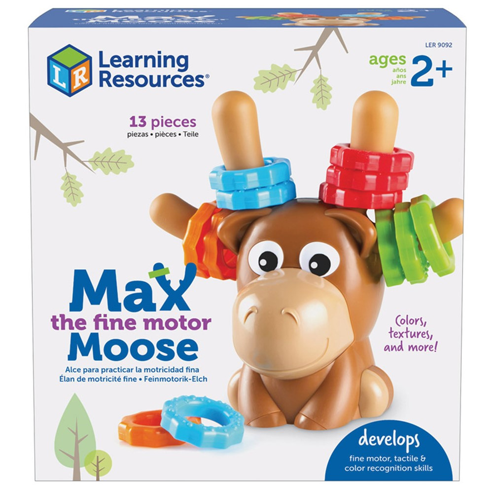 Max The Fine Motor Moose - LER9092 | Learning Resources | Gross Motor Skills