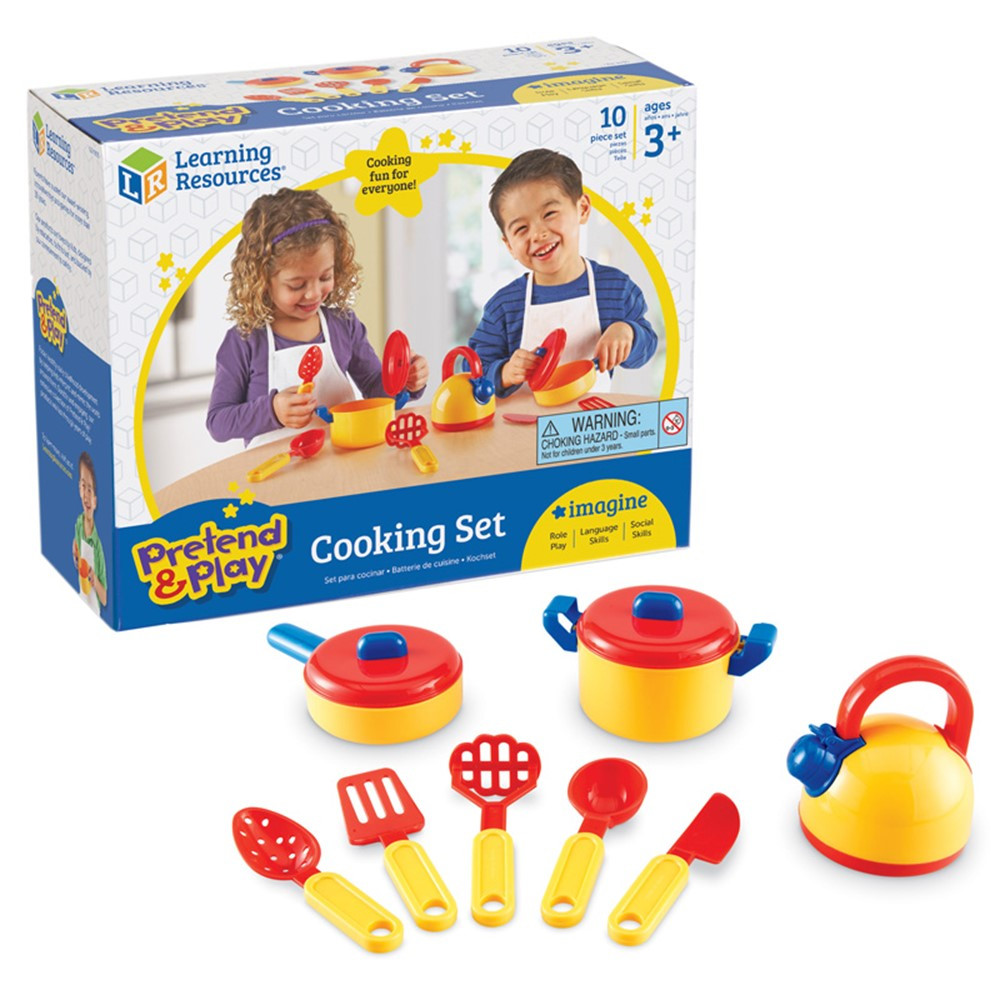 LER9155 - Pretend & Play Cooking Set 10 Pcs in Homemaking