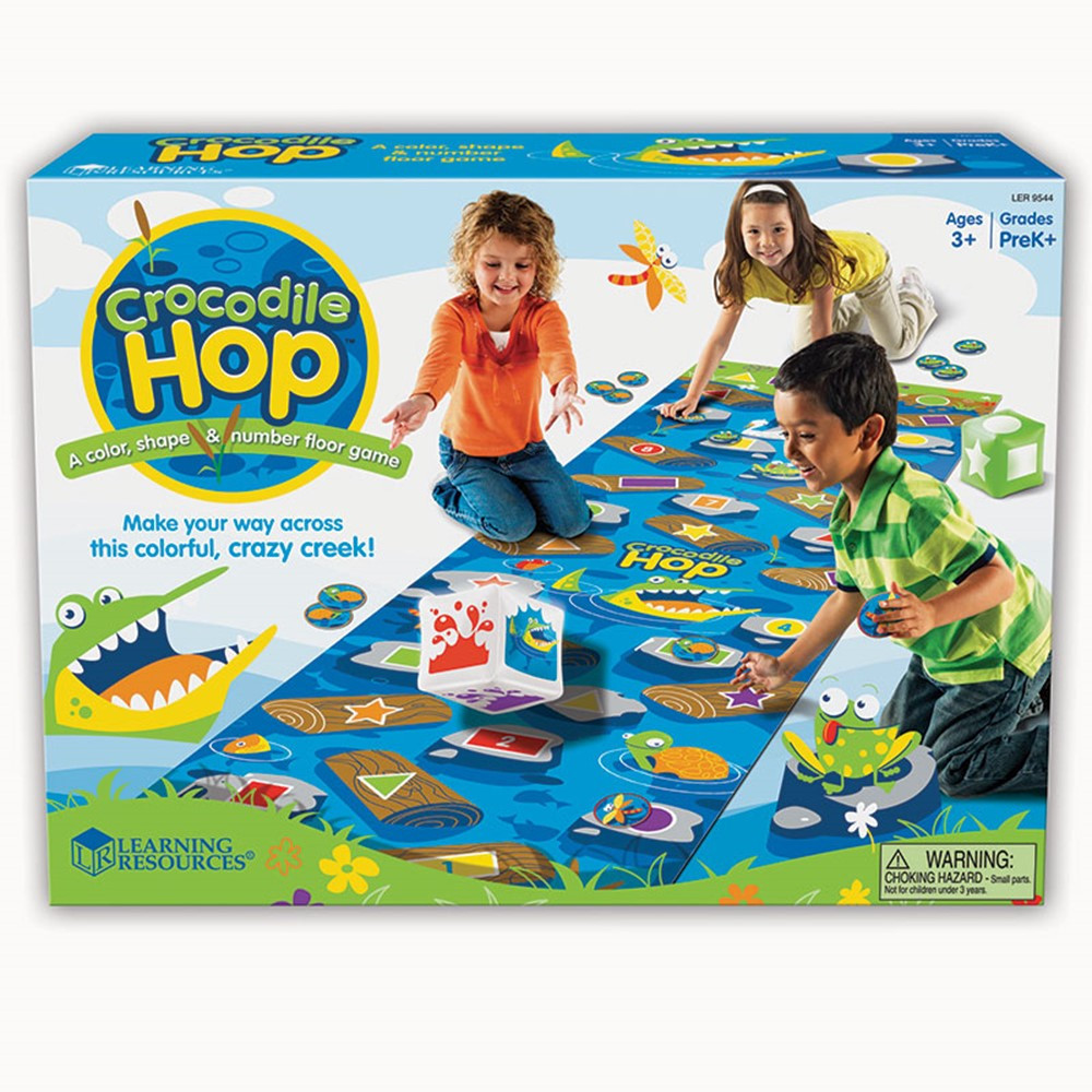 LER9544 - Crocodile Hop Floor Game in Classroom Activities