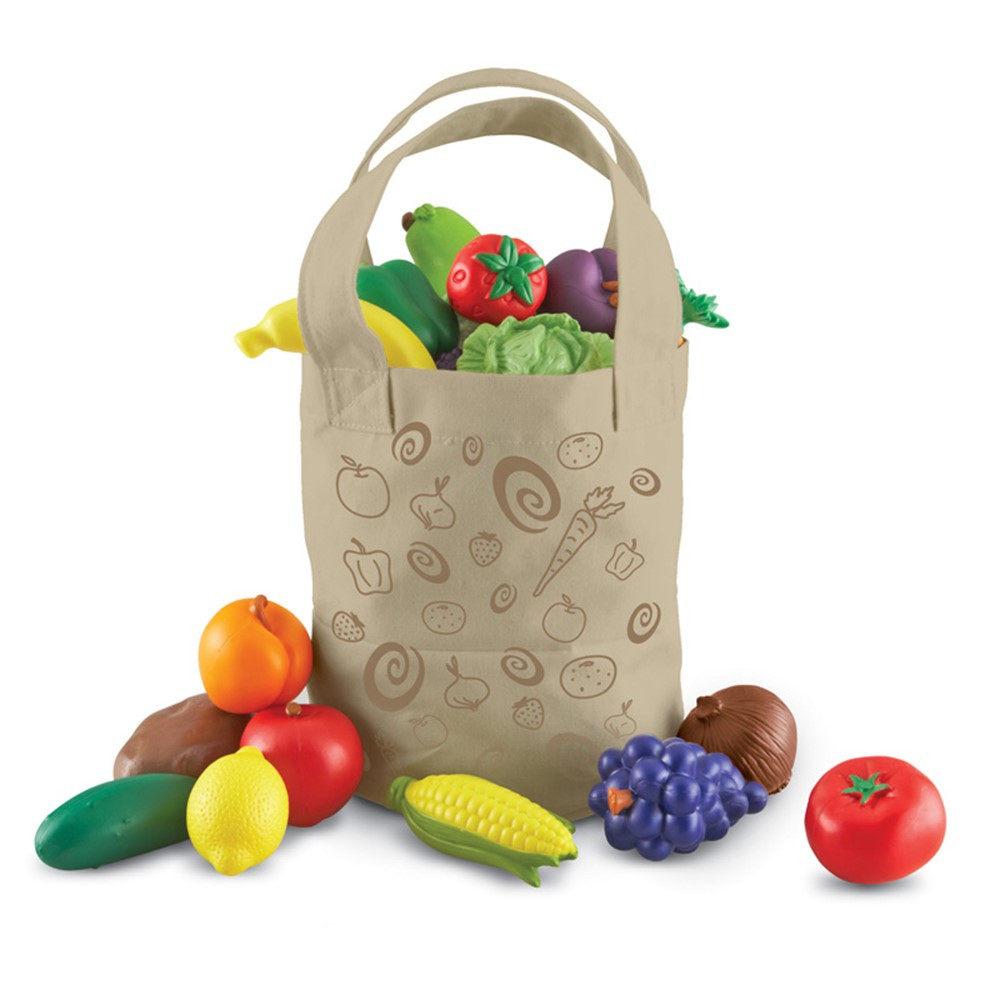 LER9722 - New Sprouts Fresh Picked Fruits & Veggie Tote in Play Food