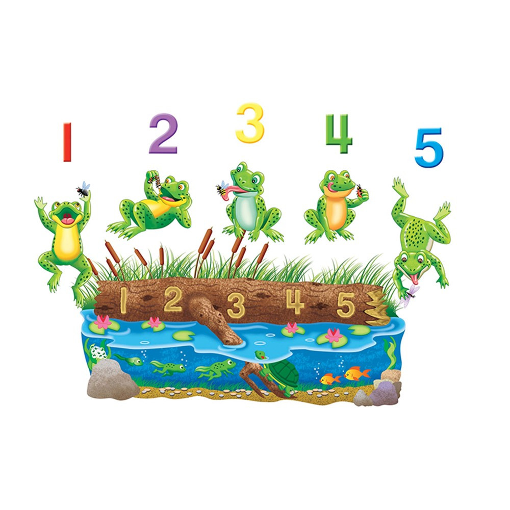 LFV22703 - Five Speckled Frogs Flannelboard Set in Flannel Boards