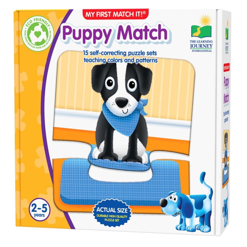My First Match It - Puppy Match - LJI116463 | University Games | Games