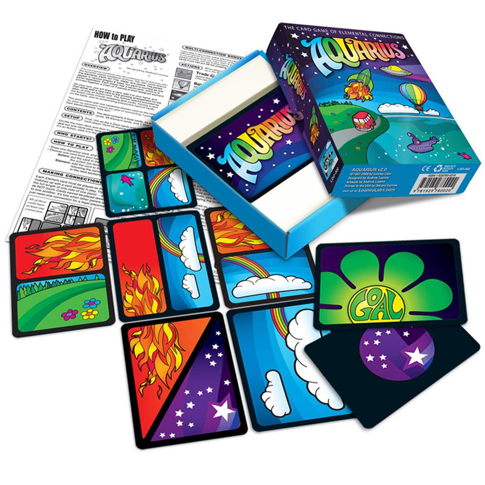 Aquarius Card Game - LLB002 | Looney Labs | Games