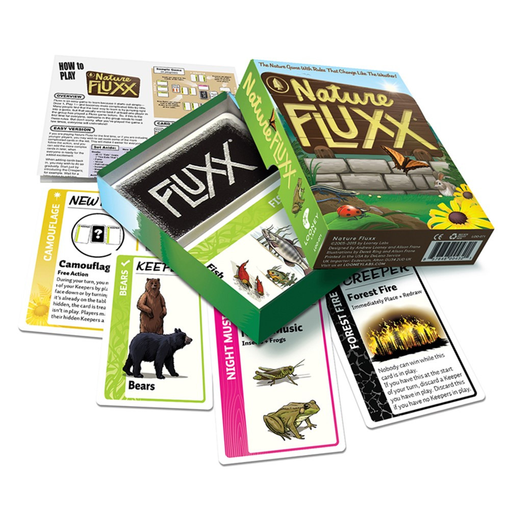 Nature Fluxx Card Game Llb071 Looney Labs Games