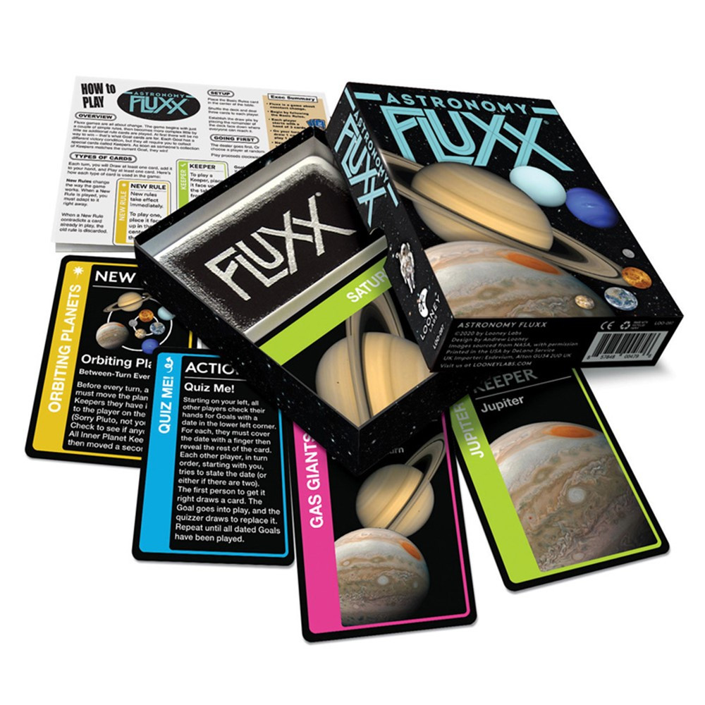 Astronomy Fluxx Card Game - LLB097 | Looney Labs | Science