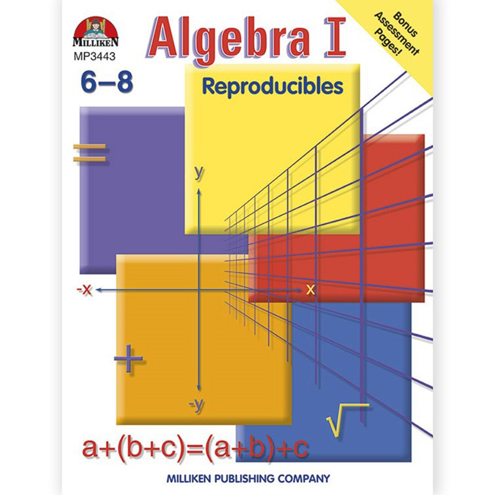 Algebra I Reproducible Book - M-P3443 | Lorenz Corporation / Milliken | Algebra