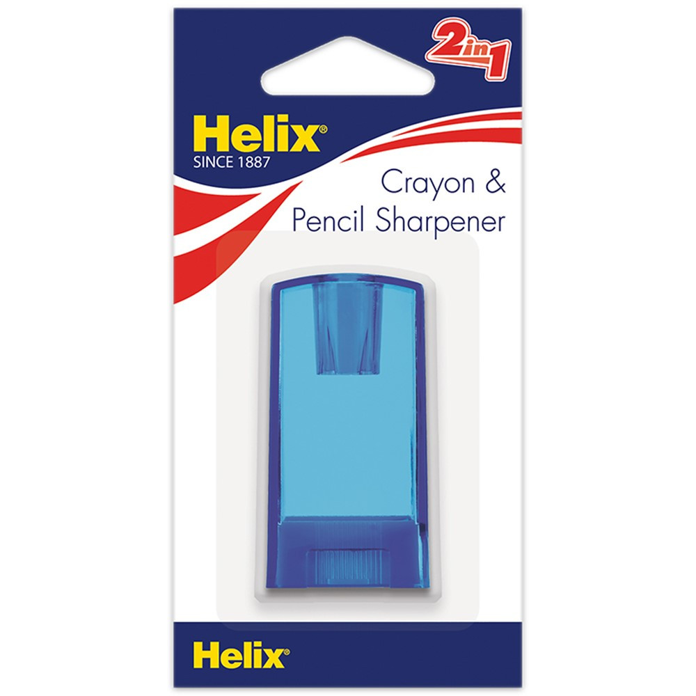 Crayon & Pencil 2-Hole Canister Sharpener - MAP37112 | Maped Helix Usa | Pencils & Accessories