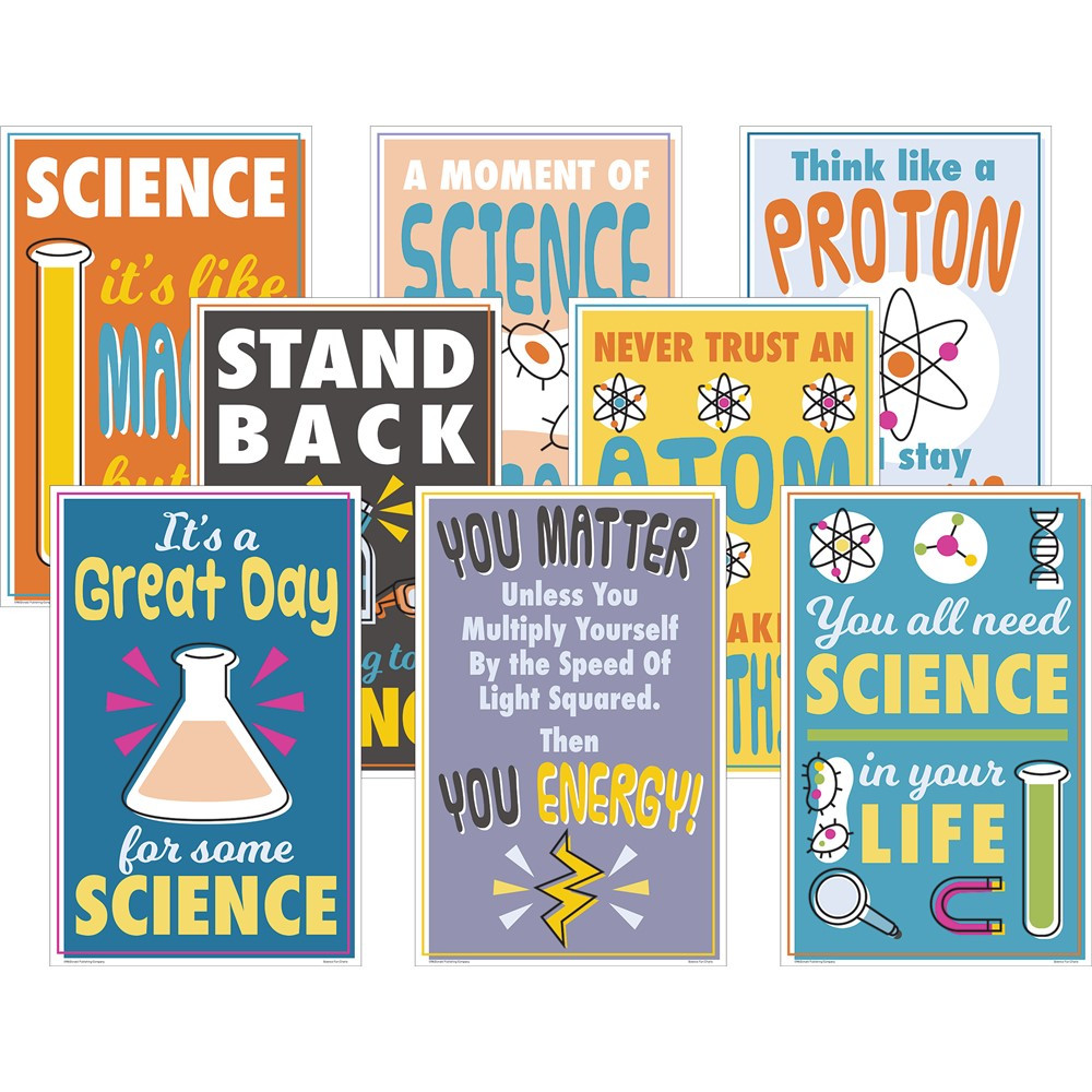 Science Fun Charts - MC-P175 | Teacher Created Resources | Deco: Charts, Fun Charts