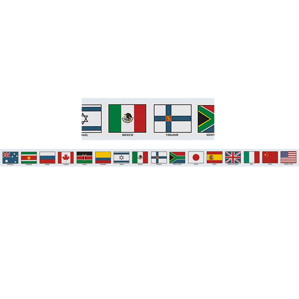 MC-Y1512 - Border Flags Of Nations in Border/trimmer