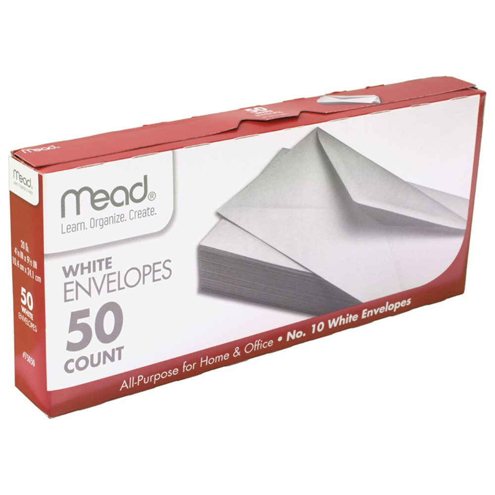MEA75050 - Envelopes Plain 10Lb 50 Ct in Envelopes