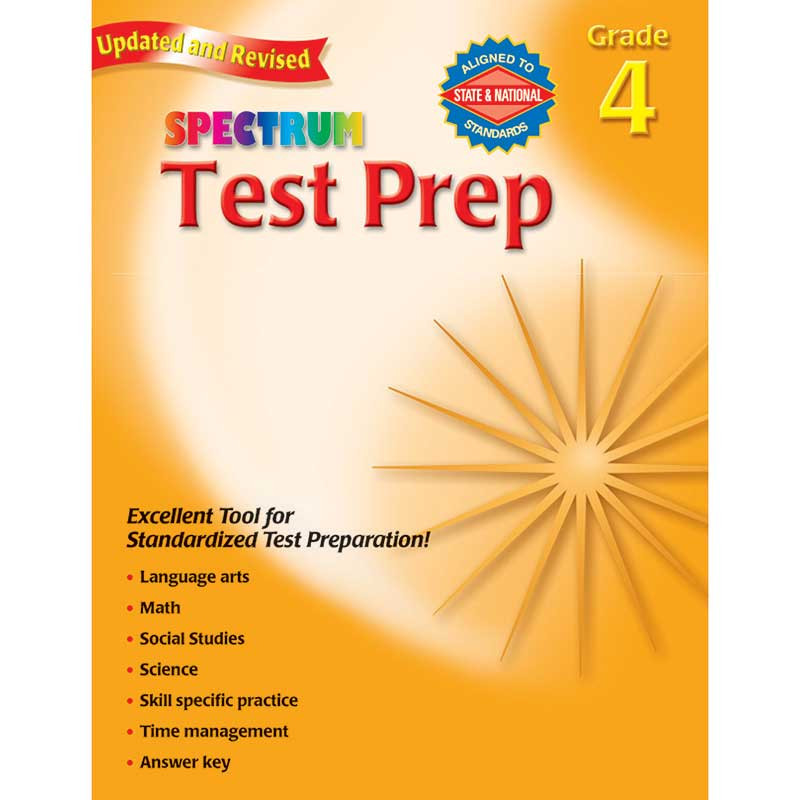 MGH0769686249 - Spectrum Test Prep Gr 4 in Cross-curriculum
