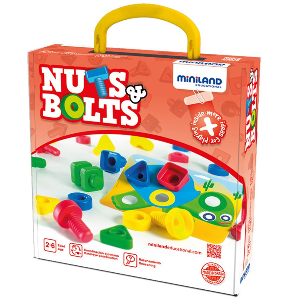 MLE45303 - Nuts Bolts School Activity 24 Pc St in Activity Books & Kits
