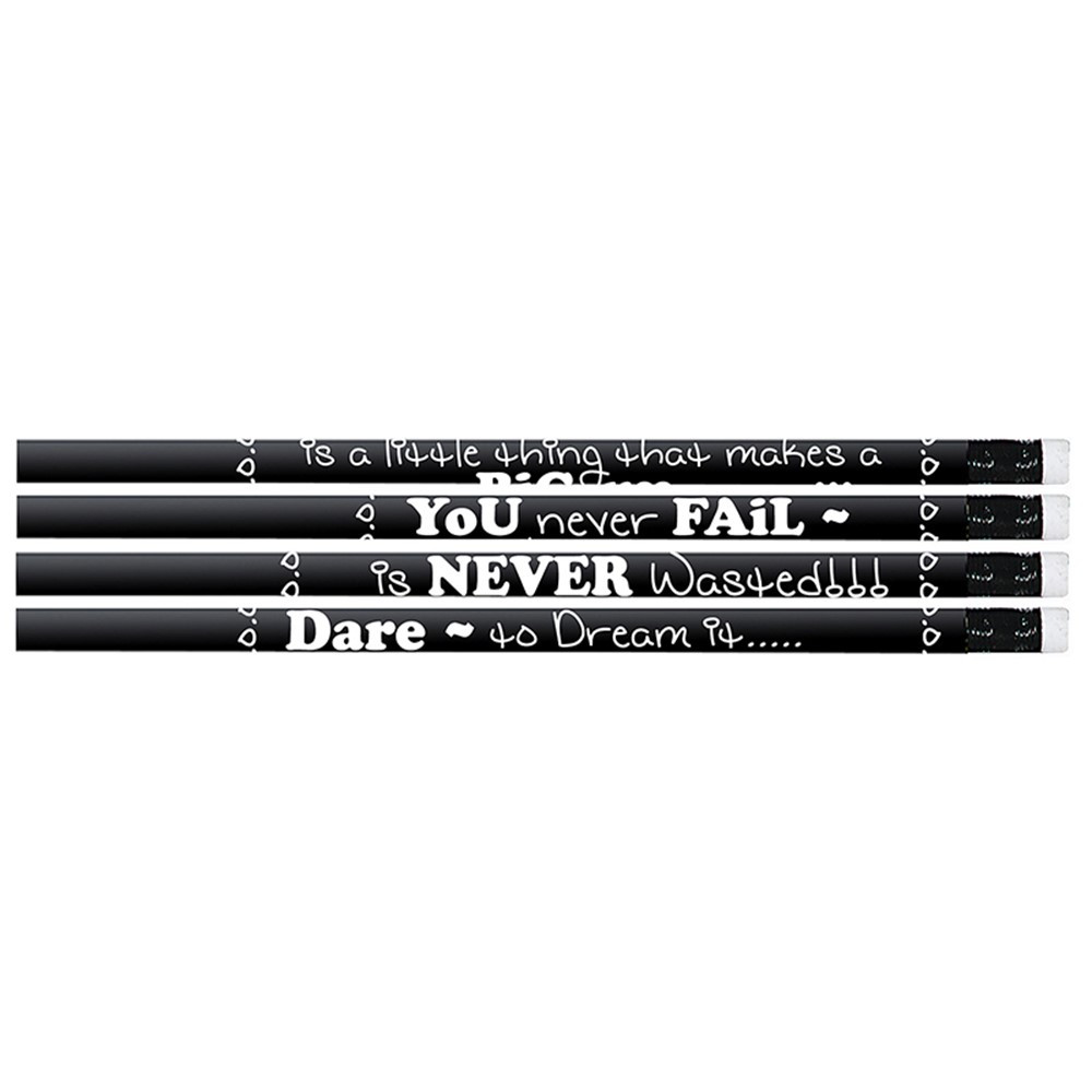 MUS2547D - Chalkboard Talk Pencil 12Pk in Pencils & Accessories