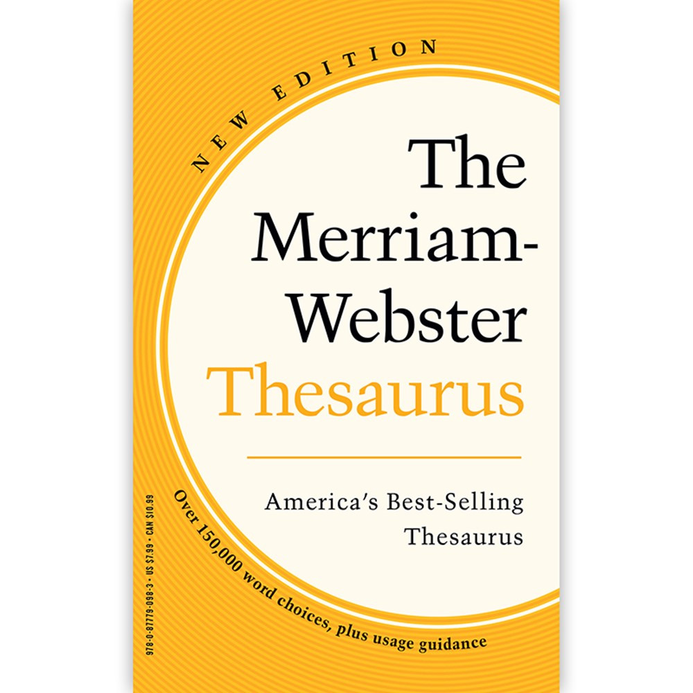 Merriam-Webster Thesaurus, Mass Market - MW-0983 | Merriam - Webster  Inc. | Reference Books