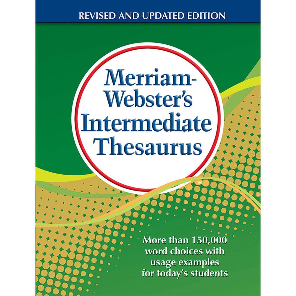 MW-1768 - Merriam Websters Intermediate Thesaurus Hardcover in Reference Books