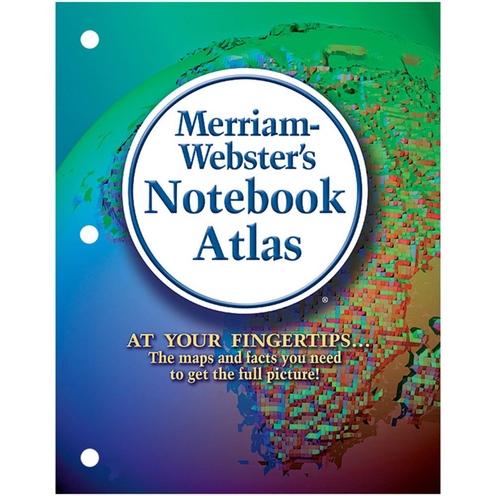 MW-6527 - Merriam Websters Notebook Atlas in Maps & Map Skills