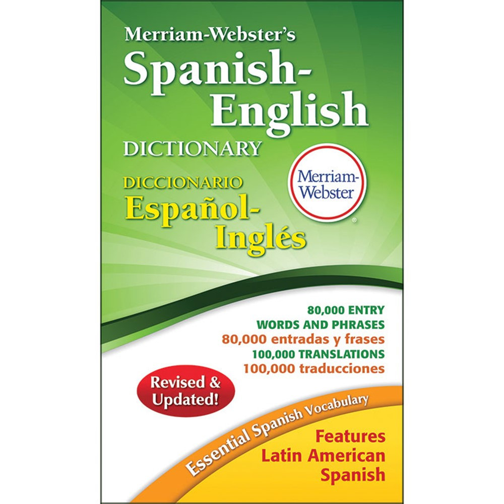 MW-8248 - Merriam Websters Spanish-English Dictionary Paperback in Reference Books