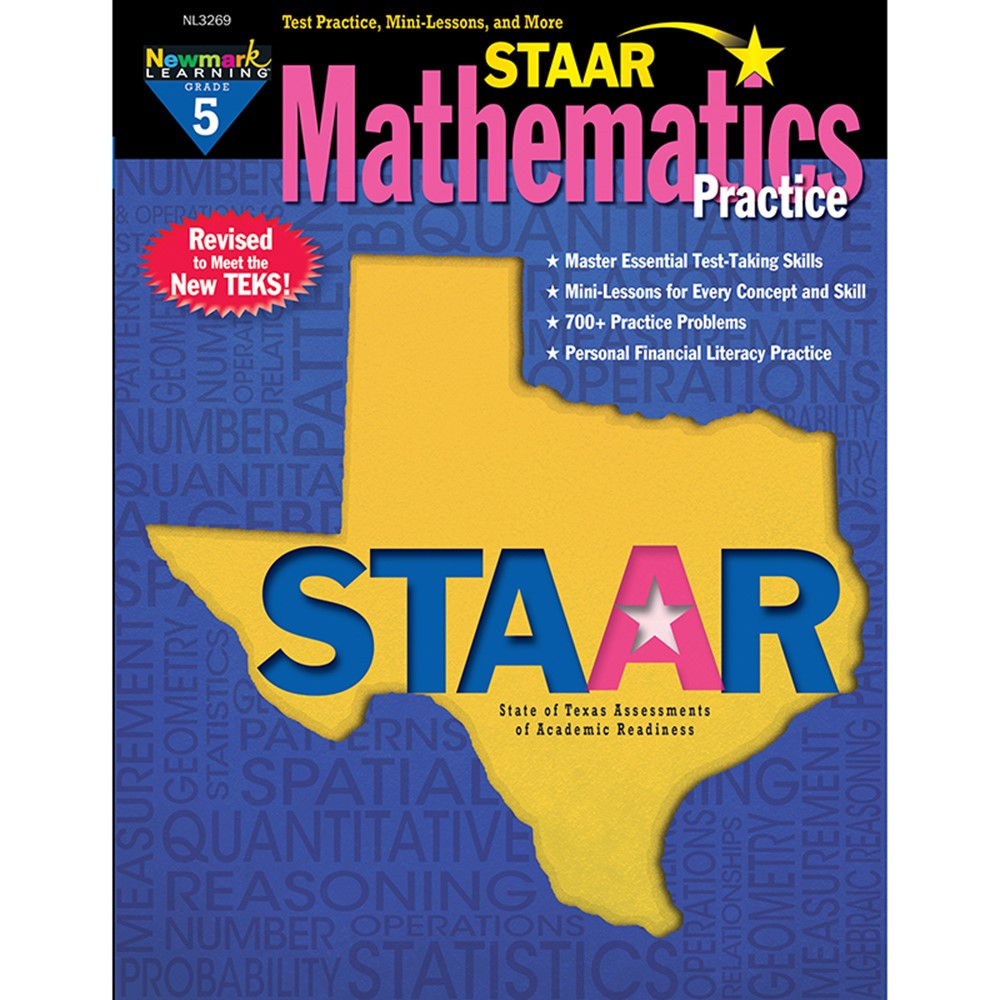 NL-3269 - Staar Math Practice Grade 5 in Activity Books
