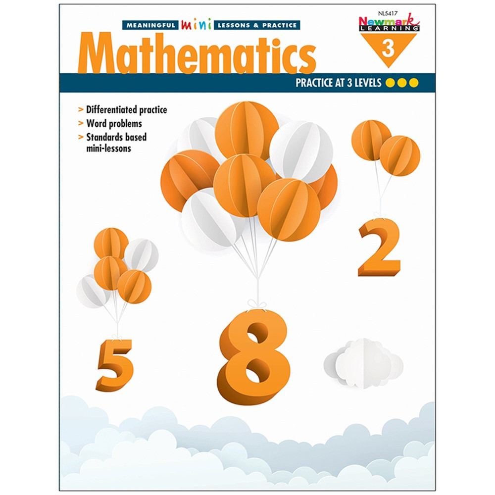 NL-5417 - Mini Lessons & Practice Math Gr 3 Meaningful in Activity Books