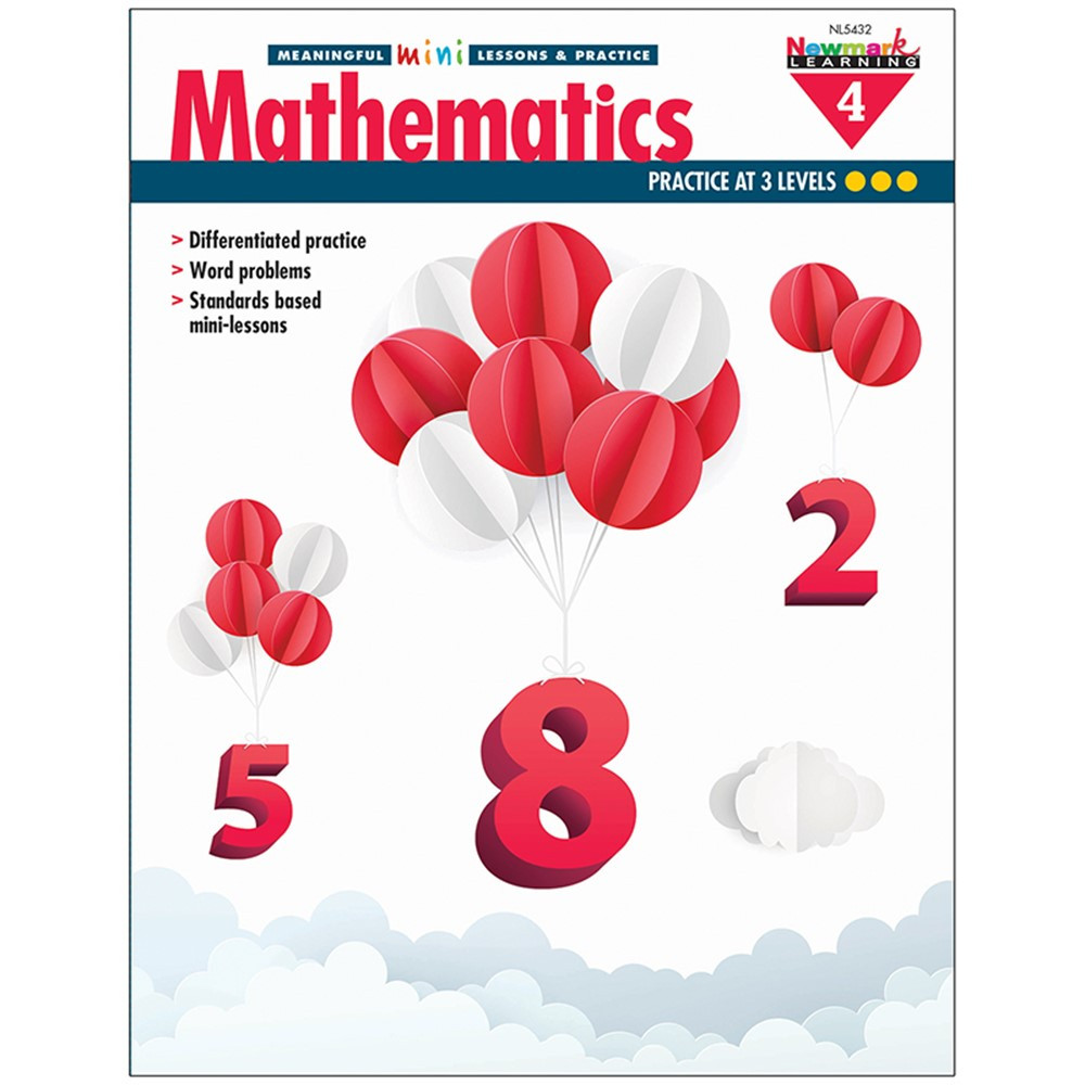 NL-5432 - Mini Lessons & Practice Math Gr 4 Meaningful in Activity Books