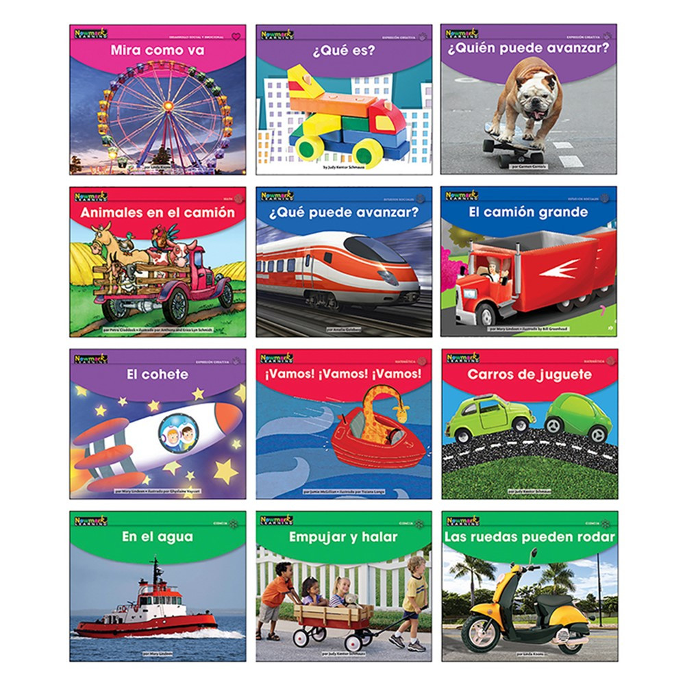 Early Rising Readers Transportation Theme Set, Spanish - NL-6210 | Newmark Learning | Books