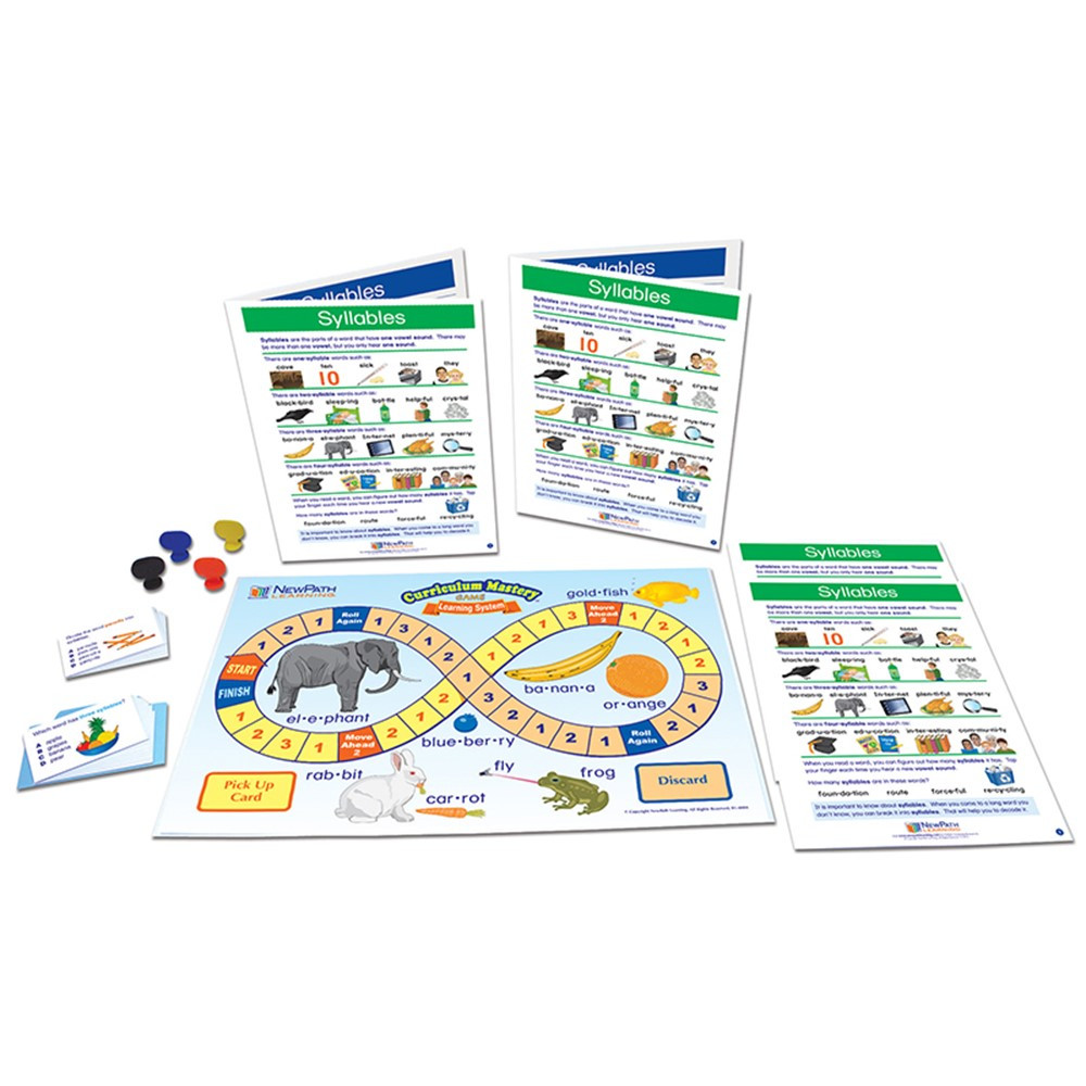 NP-221924 - Language Arts Learning Centers Syllables in Learning Centers