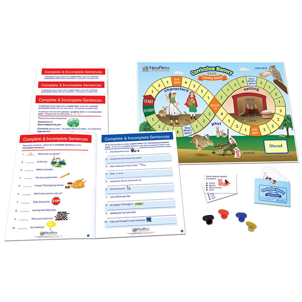 NP-221928 - Language Arts Learning Centers Sentences in Learning Centers
