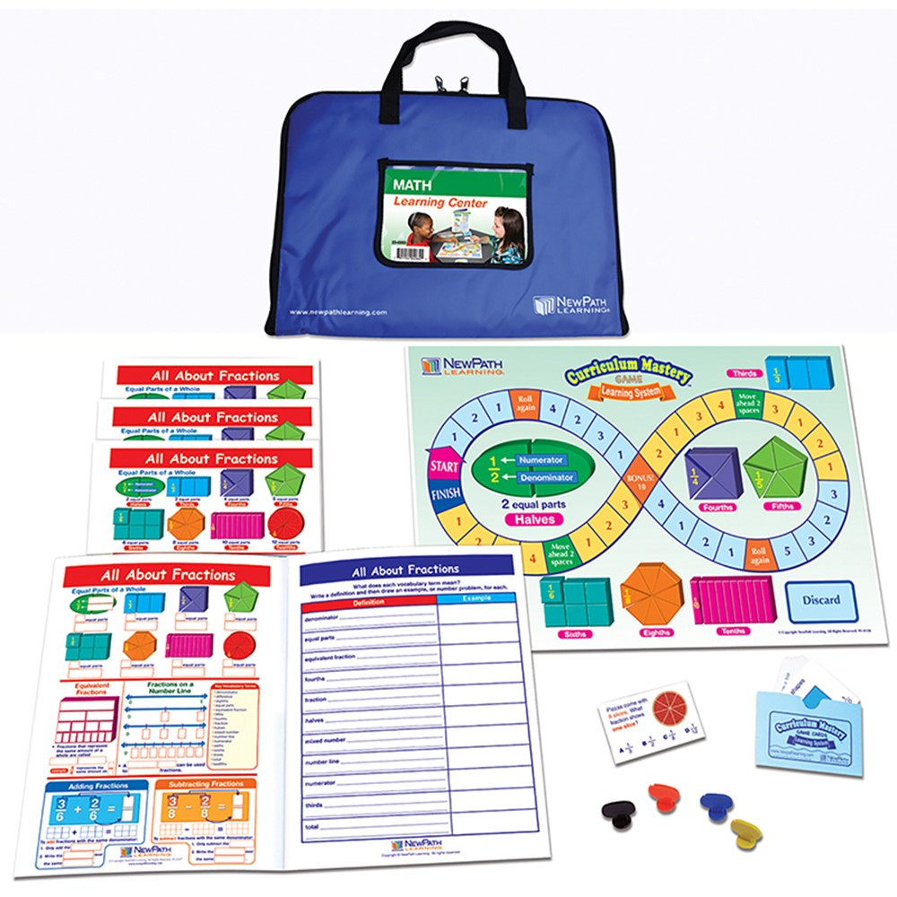 All About Fractions Learning Center, Grade 3-5 - NP-236936 | Newpath Learning | Learning Centers