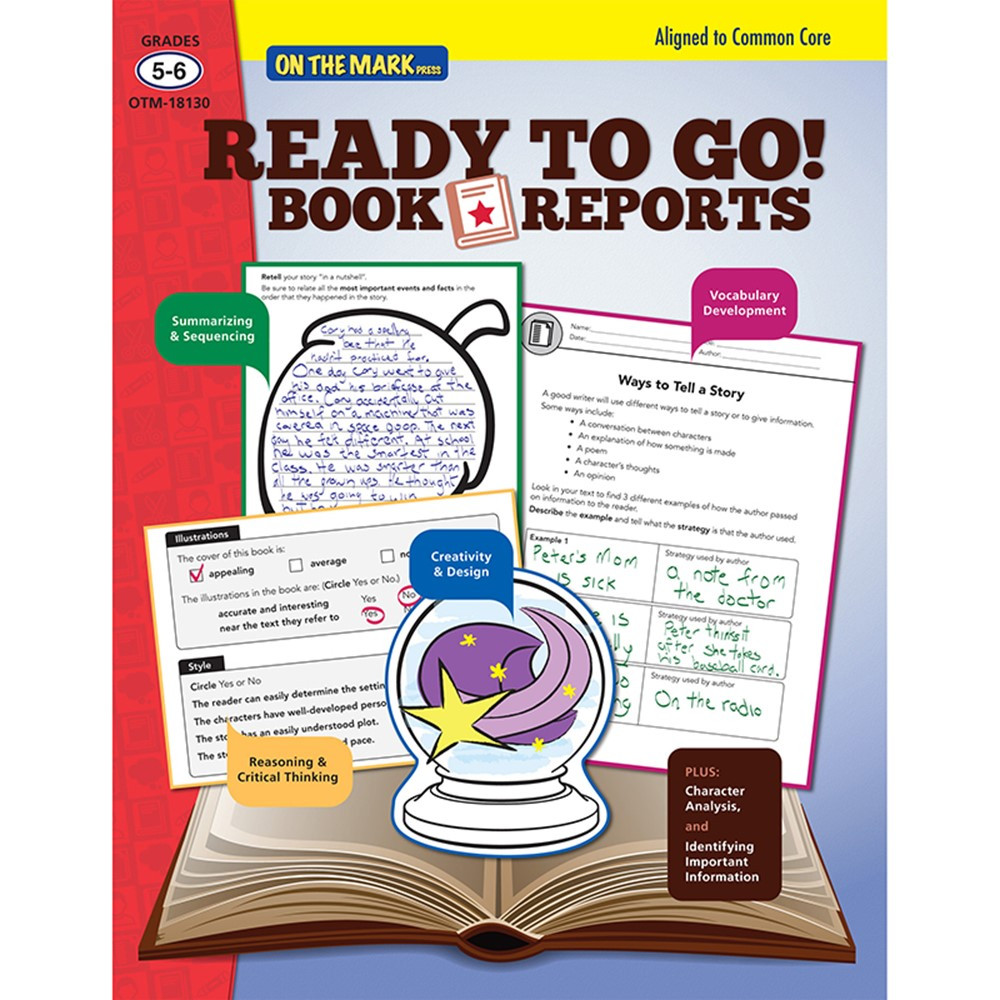OTM18130 - Ready To Go Book Reports Gr 5-6 in Comprehension