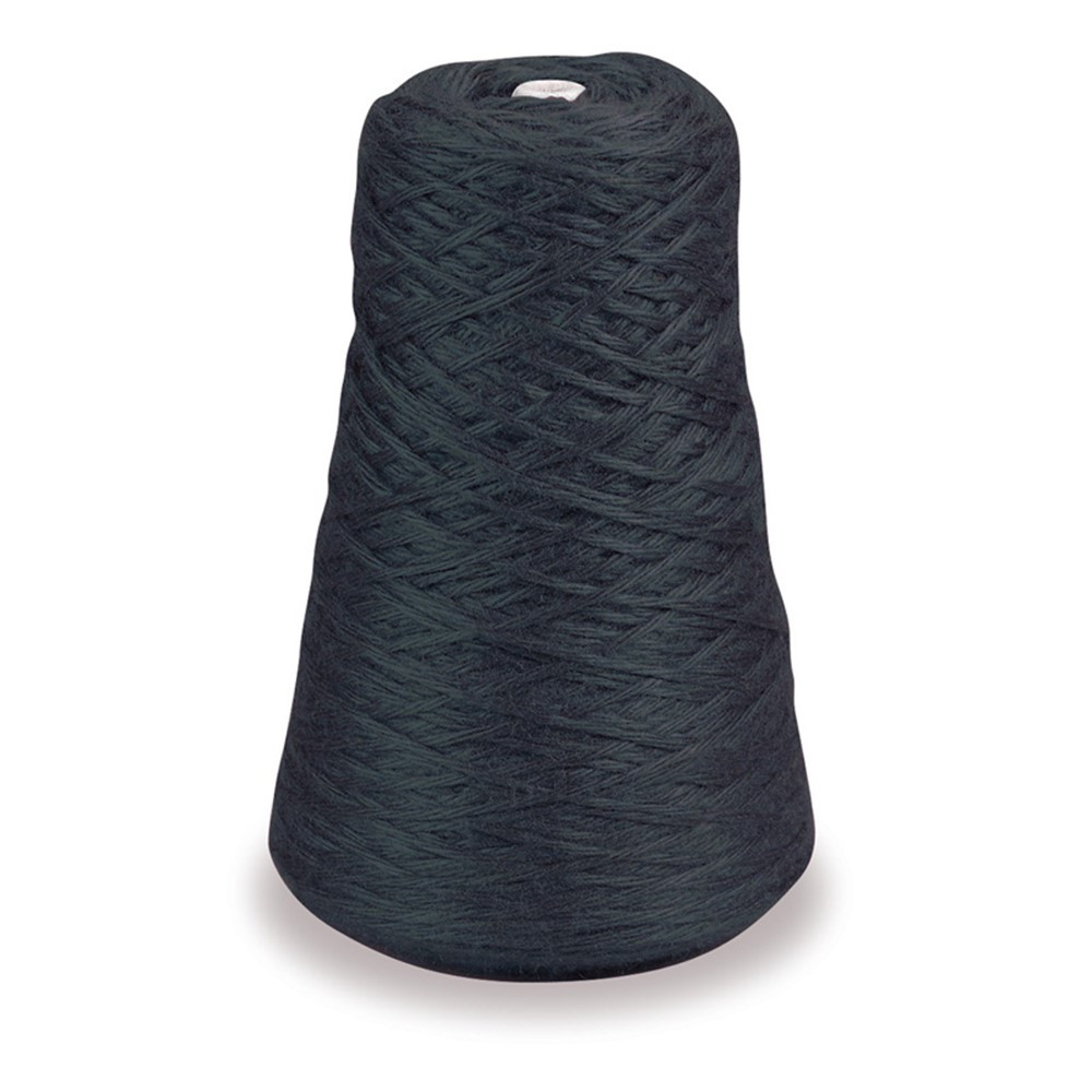 4-Ply Double Weight Rug Yarn Refill Cone, Black, 8 oz., 315 Yards - PAC0002701 | Dixon Ticonderoga Co - Pacon | Yarn