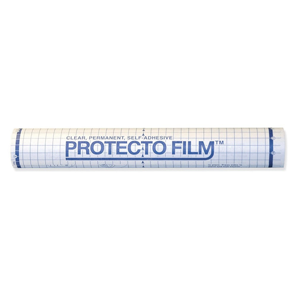 Protecto Film, Clear, Non-Glare Plastic, 18" x 75', 1 Roll - PAC0072340 | Dixon Ticonderoga Co - Pacon | Contact Paper
