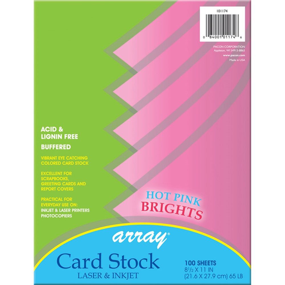 PAC101174 - Array Card Stock Brights Hot Pink in Card Stock