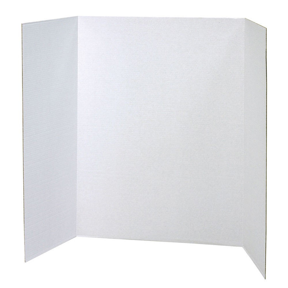 Presentation Board, White, Single Wall, 40" x 28", 4 Boards - PAC37744 | Dixon Ticonderoga Co - Pacon | Presentation Boards