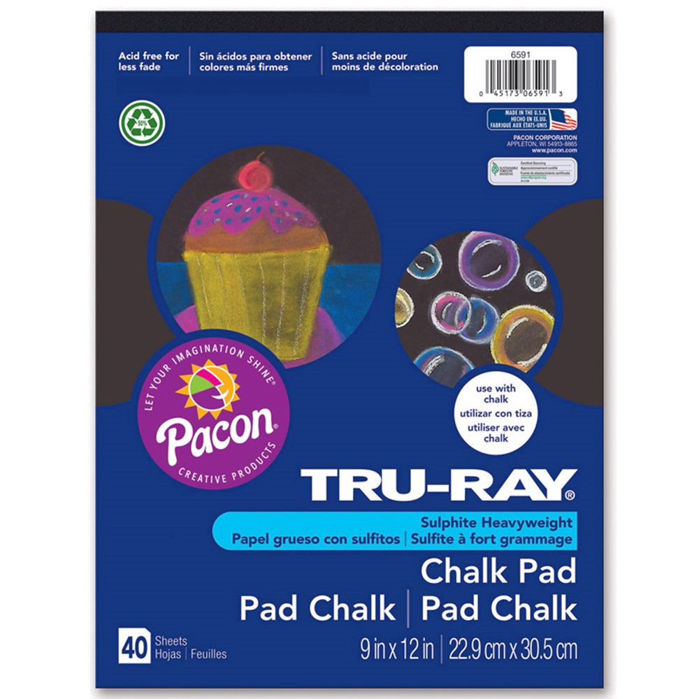 PAC6591 - Tru Ray Chalk Paper Pad in Sketch Pads