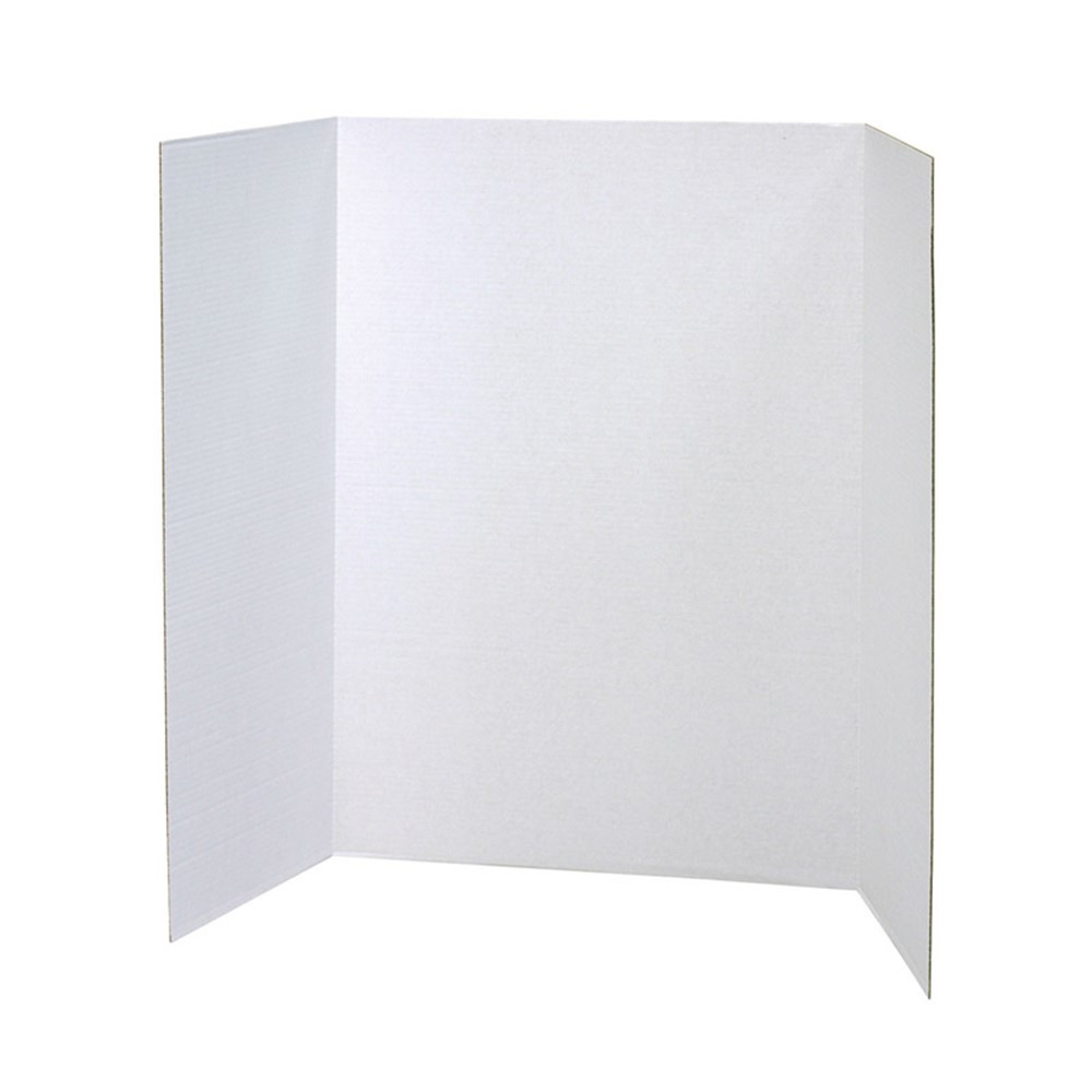 Tri-Fold Presentation Board, White, 48" x 36", 6 Boards - PACCAR99275 | Dixon Ticonderoga Co - Pacon | Presentation Boards