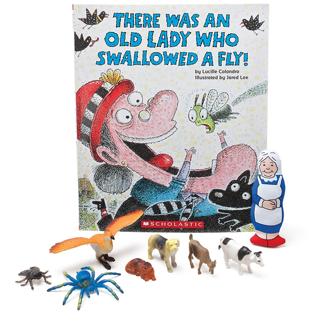 PC-1647 - Old Lady Who Swallow Fly 3D Storybk in Big Books