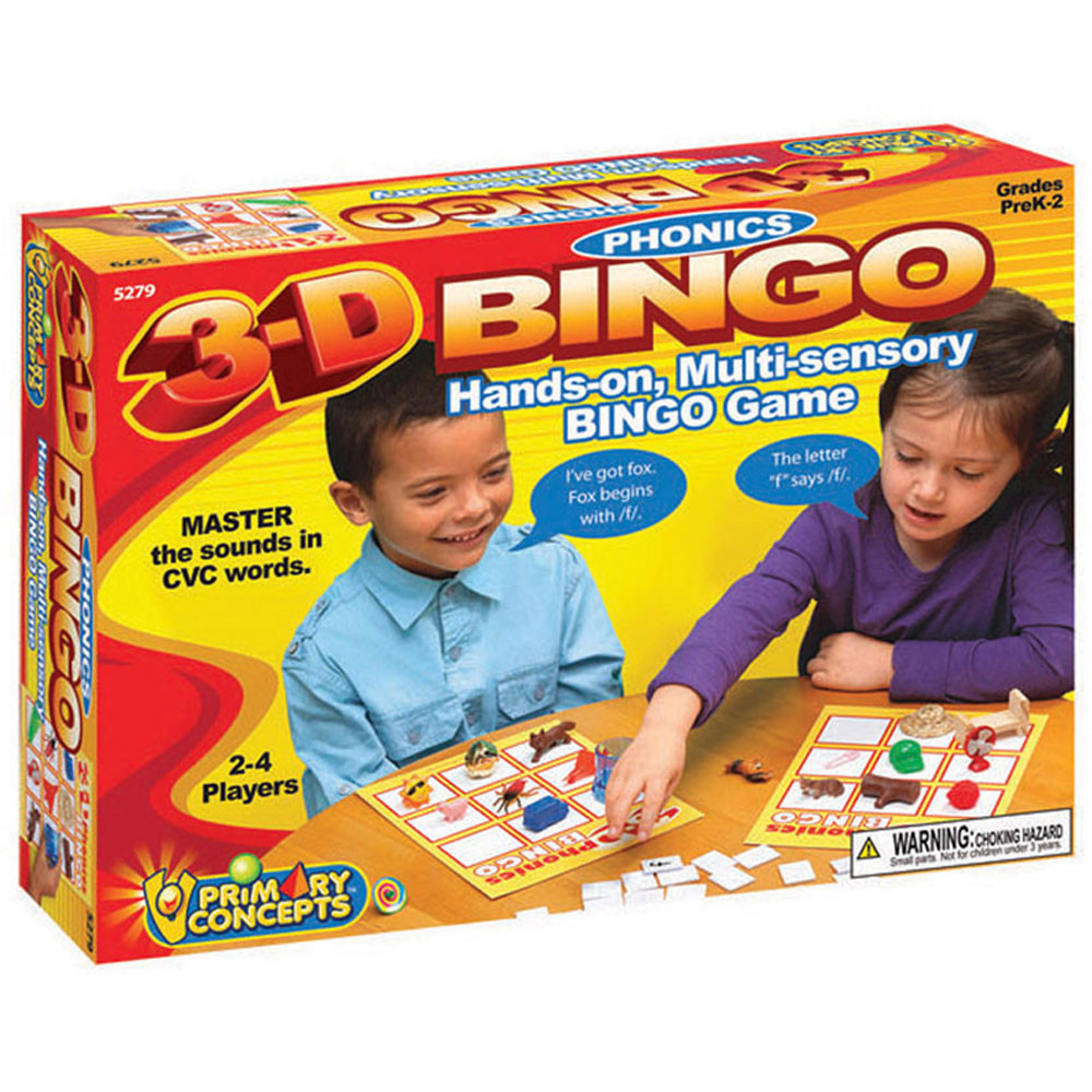 PC-5279 - 3-D Phonics Bingo in Bingo