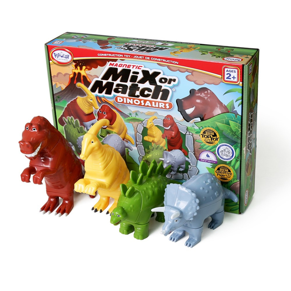 Magnetic Mix or Match Dinosaurs - PPY62010 | Popular Playthings | Animals