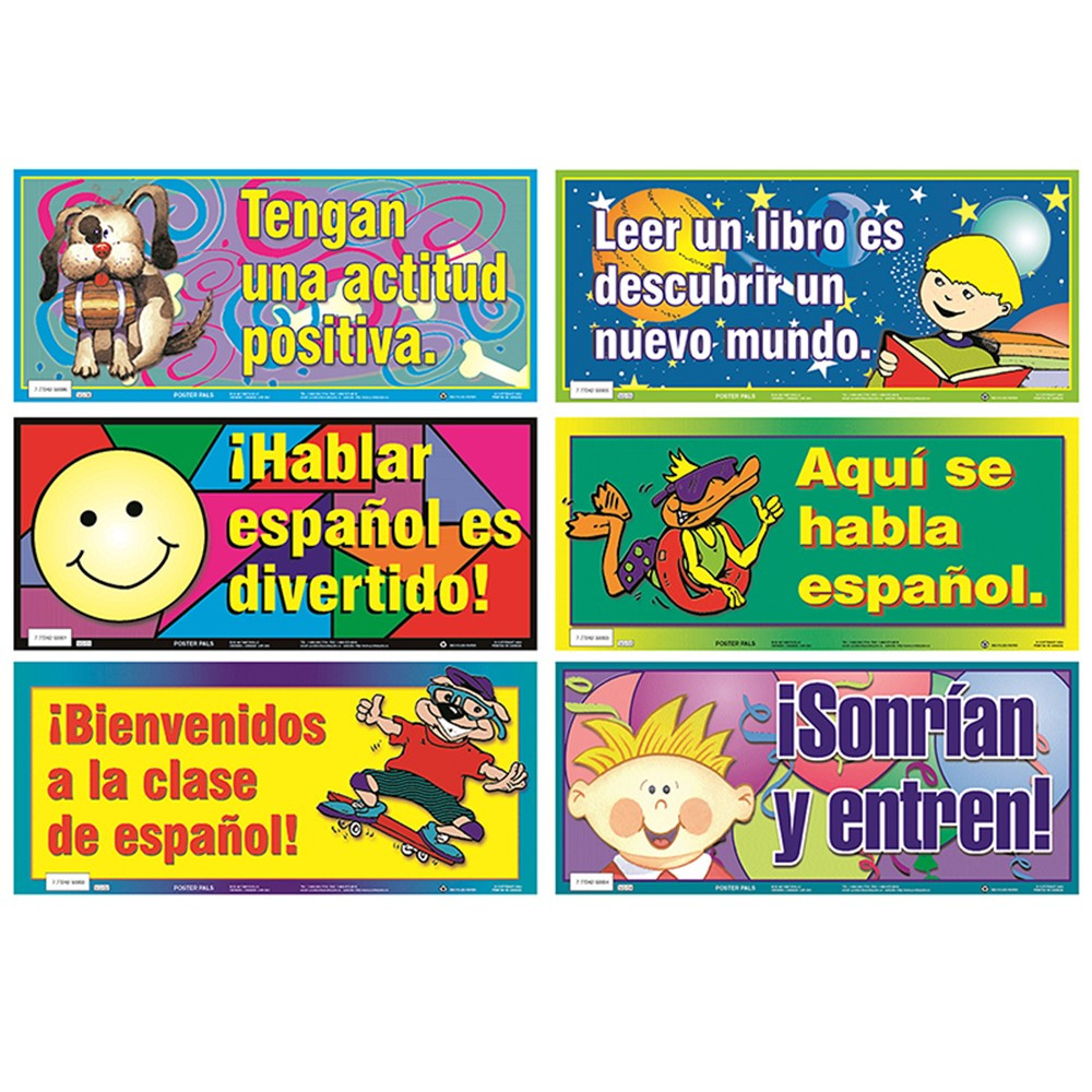 PSZSN7 - Variety Poster Set Spanish in Multilingual